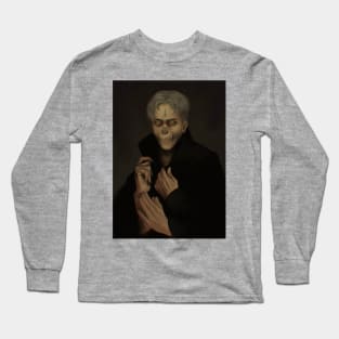 horror realistic painting Long Sleeve T-Shirt